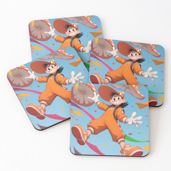 Item preview, Mushroom Animated Characters Illustrations Cartoon Vibrant Playful Scenes designed and sold by ART ATTACK ZONE.