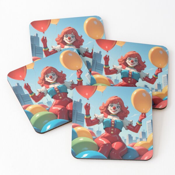 Item preview, Clown Animated Characters Illustrations Cartoon Vibrant Playful Scenes designed and sold by ART ATTACK ZONE.