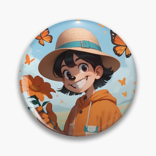 Item preview, Butterflies Animated Characters Illustrations Cartoon Vibrant Playful Scenes designed and sold by ART ATTACK ZONE.