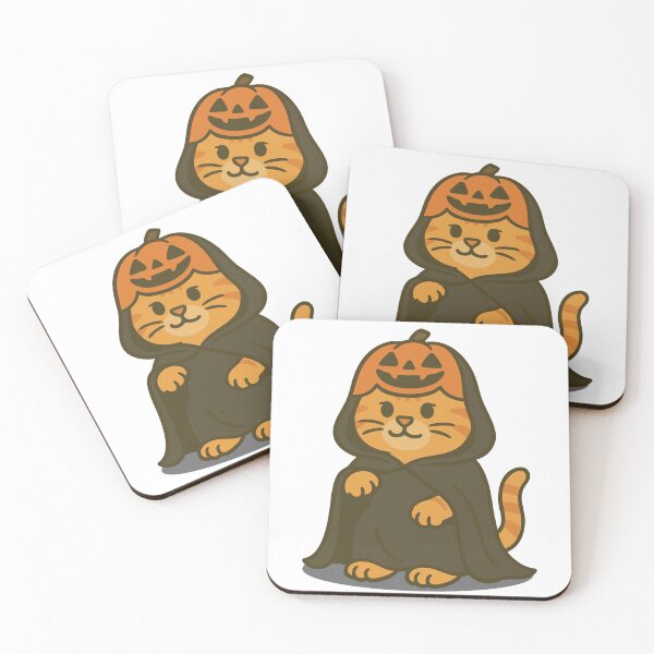 Item preview, Pumpkin Cloak Cat – Cute Halloween Costume Kitty designed and sold by PierrelyHO.