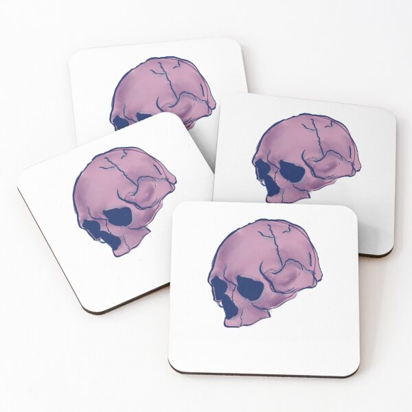 Item preview, Skully the skull - purple purple designed and sold by HauntAndDoodles.