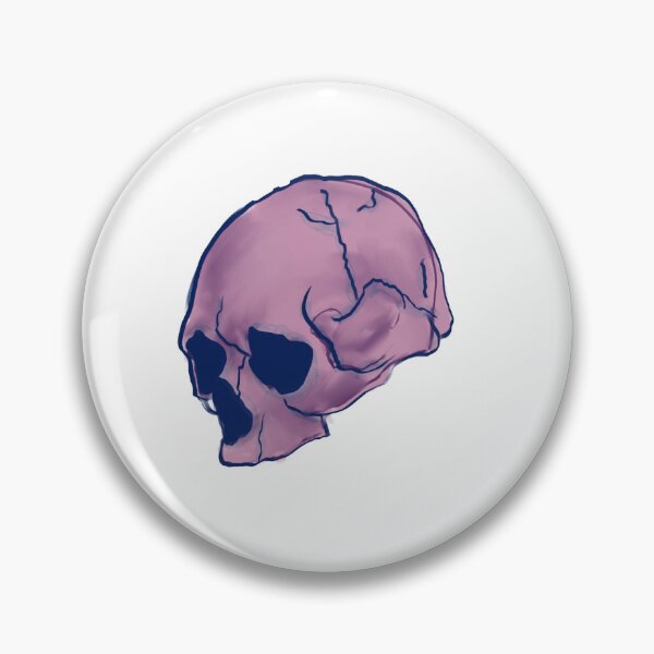Item preview, Skully the skull - purple purple designed and sold by HauntAndDoodles.