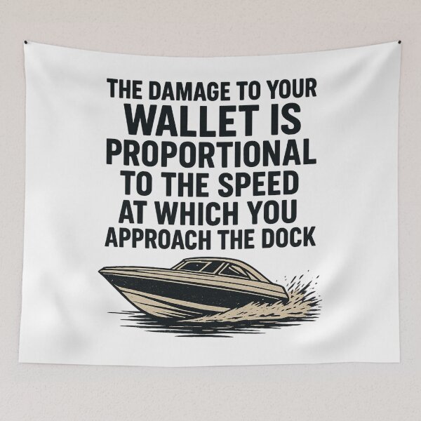 Item preview, Wallet Boat Docking designed and sold by ChristinasMess.