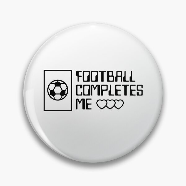 Item preview, Football completes me black designed and sold by VRedBaller.