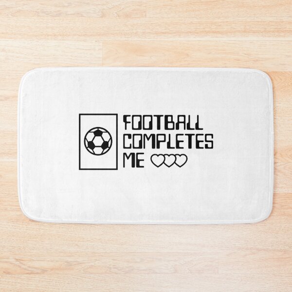 Item preview, Football completes me black designed and sold by VRedBaller.