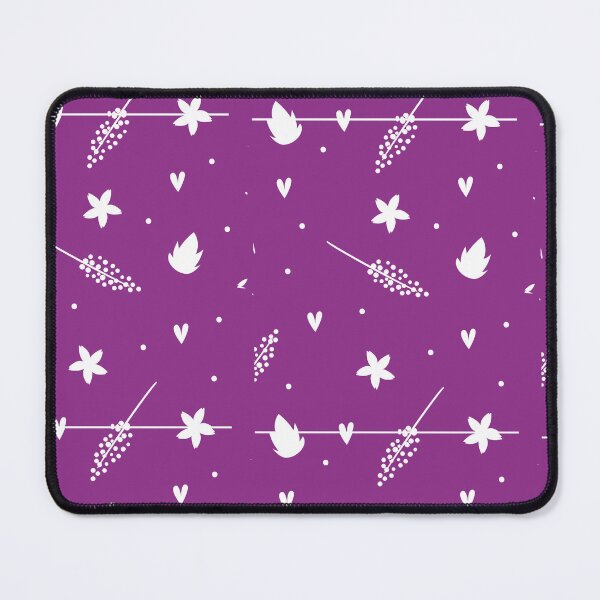 Item preview, Pop Floral Pattern White Flowers, Leaves and Hearts designed and sold by Jamildesign.