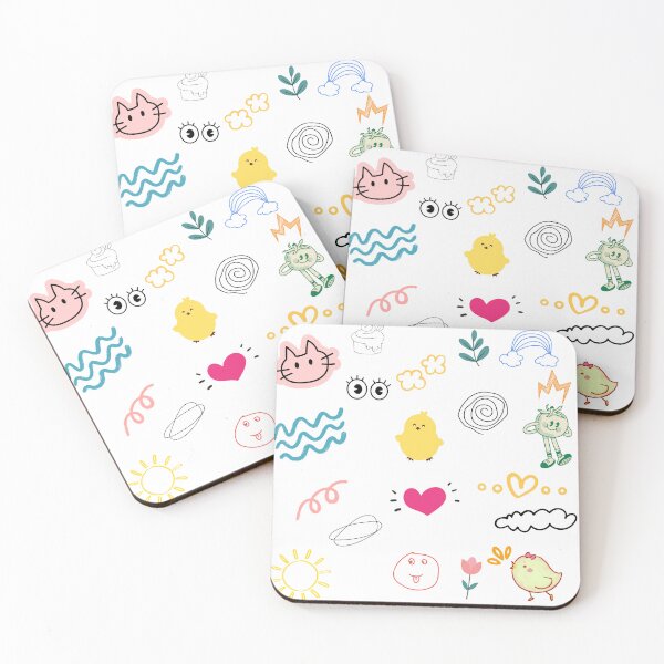 Item preview, Cute Doodles-Animals and Platnts designed and sold by YourPrintVerse.
