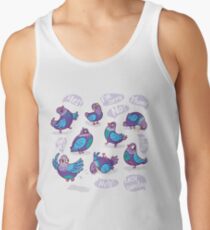 Funny pigeons Tank Top