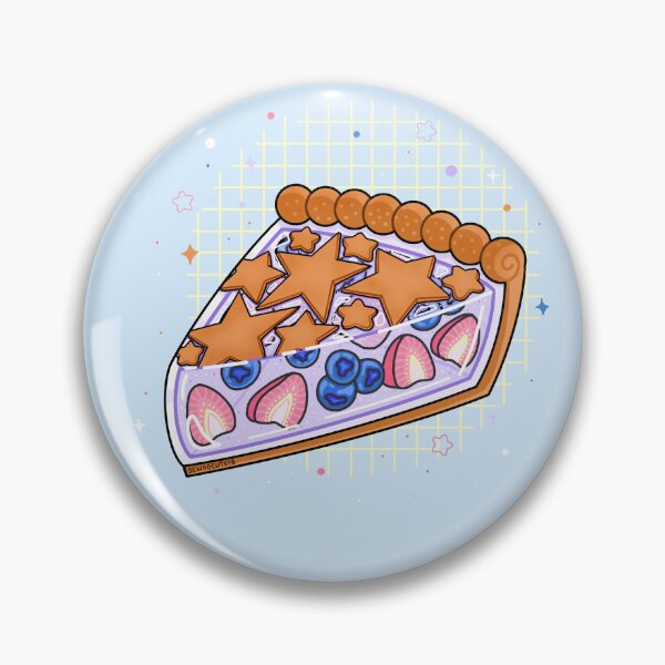 Item preview, Strawberry and Blueberry Translucent Pie with Star Crust Sewsocute18  designed and sold by sewsocute18.