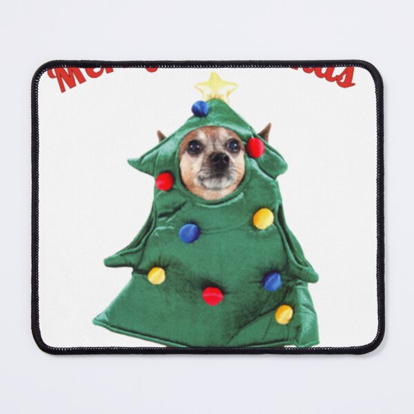 Item preview, Dog dressed as a Christmas tree -- Merry Christmas designed and sold by TREBOL Y PICAS.