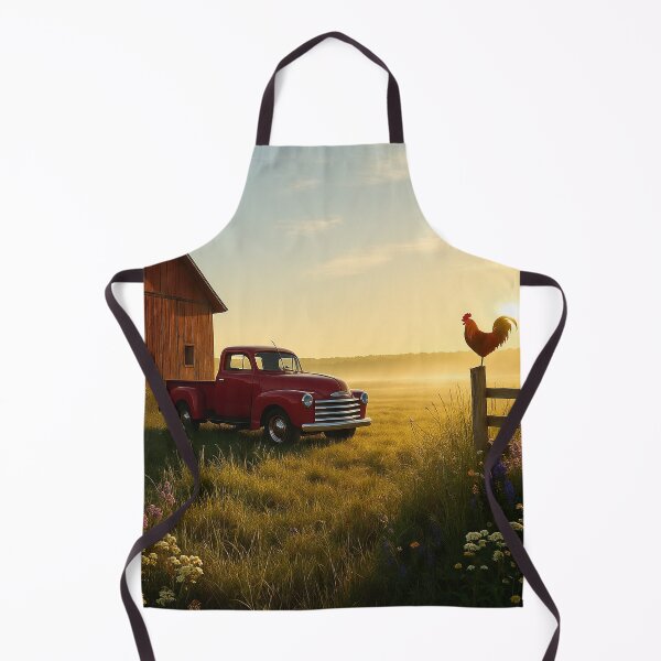 Item preview, Morning on the Ridge – Country Farm Truck and Rooste designed and sold by Rustic Ridge Designs.