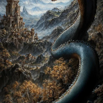 Artwork thumbnail, Castle Dragon by AliceWhiteDF