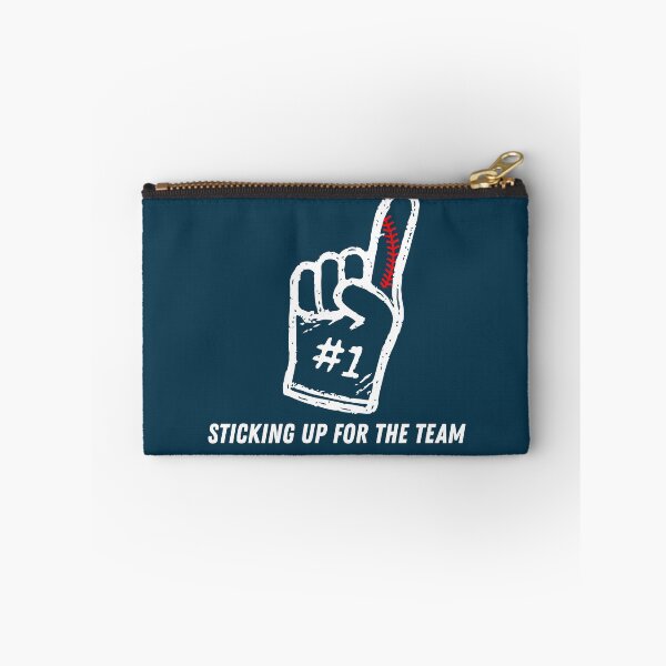Item preview, Sticking Up for the Team – Baseball Humor Design by Backstop & Co. designed and sold by BackstopAndCo.