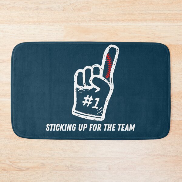 Item preview, Sticking Up for the Team – Baseball Humor Design by Backstop & Co. designed and sold by BackstopAndCo.