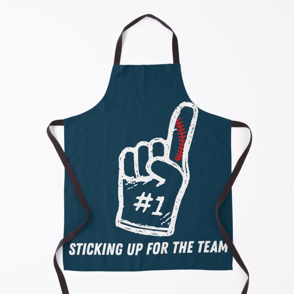 Item preview, Sticking Up for the Team – Baseball Humor Design by Backstop & Co. designed and sold by BackstopAndCo.