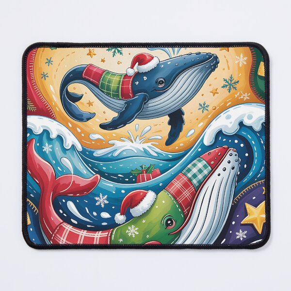 Item preview, Christmas Whale designed and sold by JessArty ⭐⭐⭐⭐⭐.