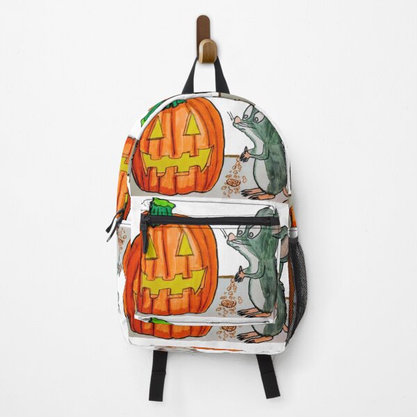Item preview, HALLOWEEN PUMPKIN SCARED THE LIL MOUSE designed and sold by JoAnnHayden.