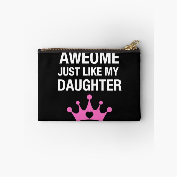 Item preview, Cute Awesome Like My Daughter Heart Crown designed and sold by BitBlissTees.