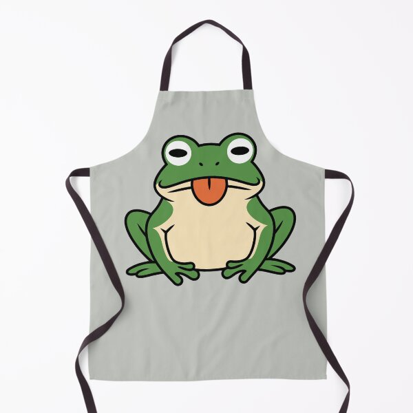 Item preview, Sarcastic Green Frog – Funny Cartoon Amphibian with Tongue Out designed and sold by EmeraldeaArt.