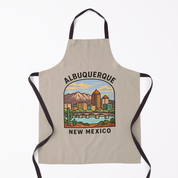 Item preview, Albuquerque, New Mexico City Skyline designed and sold by Myra365Art.