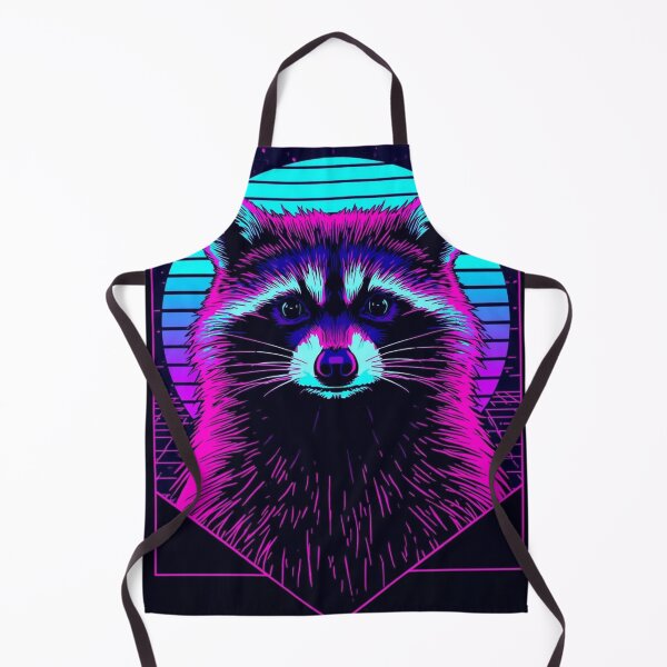 Item preview, Neon Raccoon – Retro Vaporwave Cyberpunk Aesthetic designed and sold by ArtBySylvia.