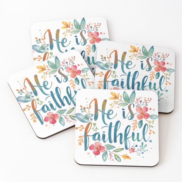 Item preview, He is Faithful designed and sold by BlessedHandsDesigns.