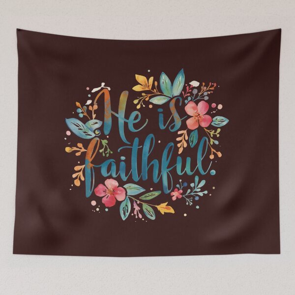 Item preview, He is Faithful designed and sold by BlessedHandsDesigns.