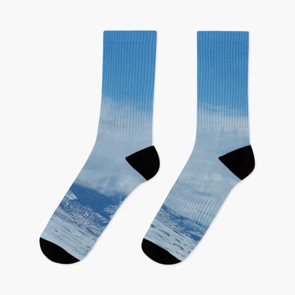 Item preview, Snow-Covered Bear's Paw Mountains Under a Cloudy Sky designed and sold by Vivar Photo.