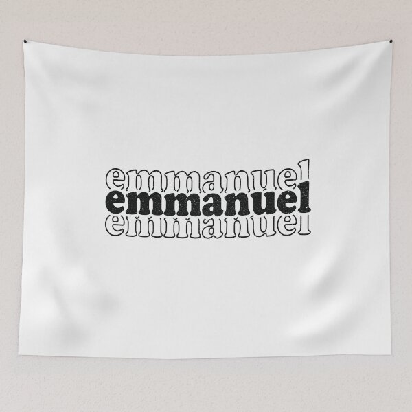 Item preview, Emmanuel Name Personalized designed and sold by Watsonarts.