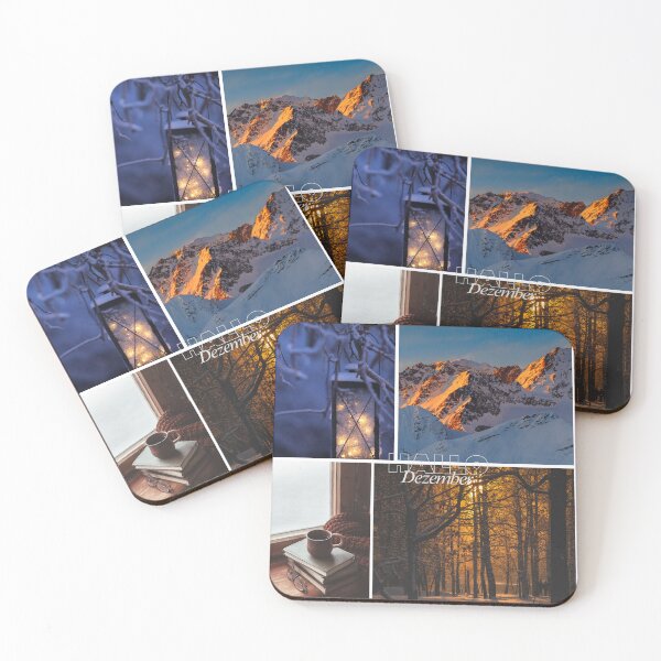 Item preview, "Hello December"-Winter Aesthetic Collage designed and sold by HappyMamaS.