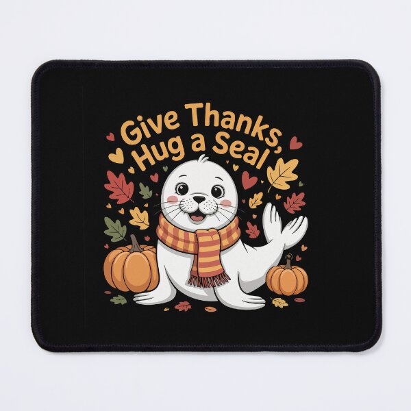 Item preview, Thanksgiving Seal with Pumpkins designed and sold by jkrphoto.
