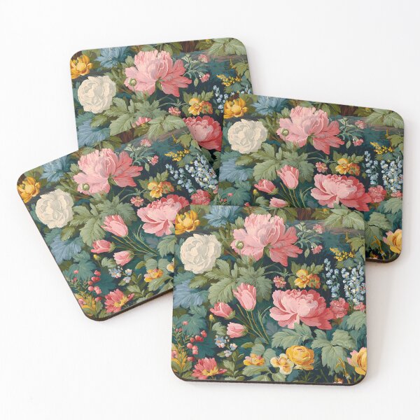 Item preview, Dark academy flowers in Old Masters style designed and sold by SophieClimaArt.