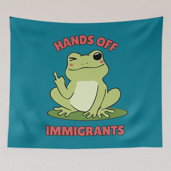 Item preview, Hands off Immigrants designed and sold by DesignCollectiv.