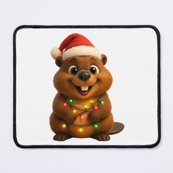 Item preview, Christmas Beaver designed and sold by Sillytoe.