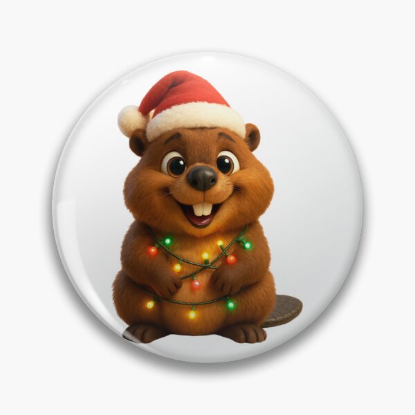 Item preview, Christmas Beaver designed and sold by Sillytoe.