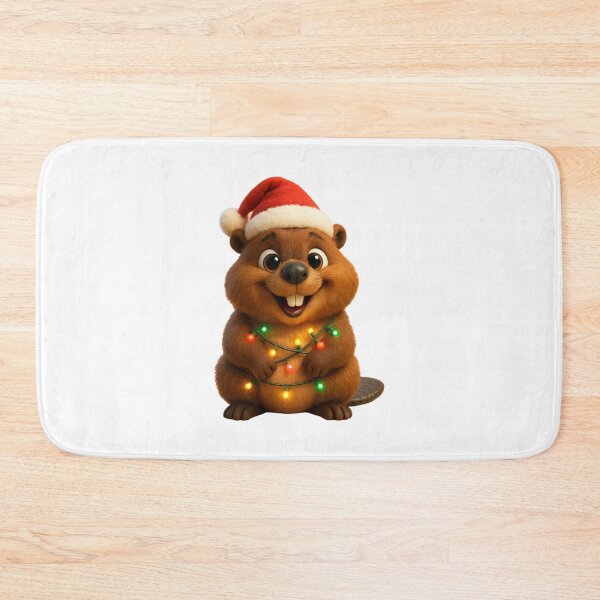 Item preview, Christmas Beaver designed and sold by Sillytoe.