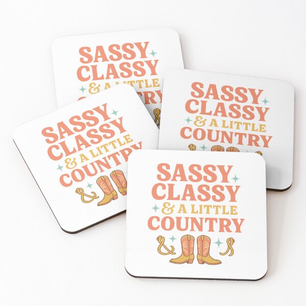 Item preview, Sassy Classy & a Little Country | Retro Western Cowgirl T-Shirt designed and sold by SoulThread Studio.