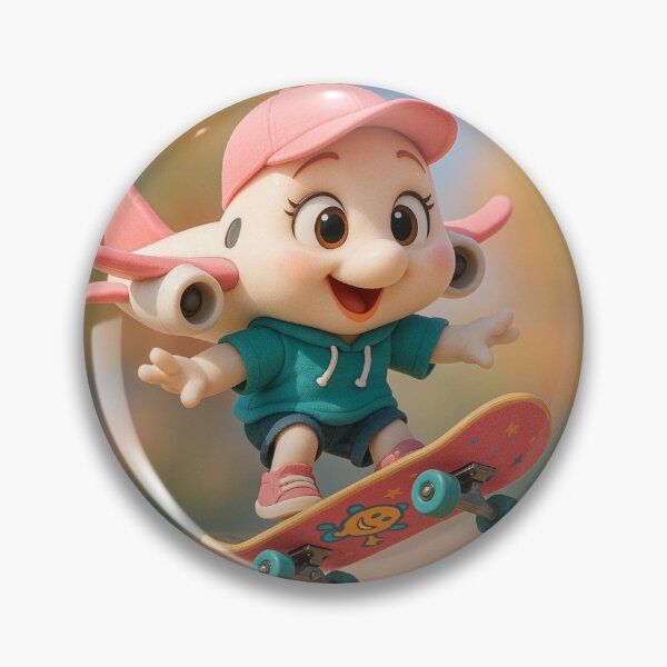 Item preview, Skater Aeroplane Girl designed and sold by Sillytoe.