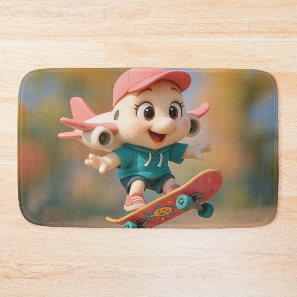 Item preview, Skater Aeroplane Girl designed and sold by Sillytoe.