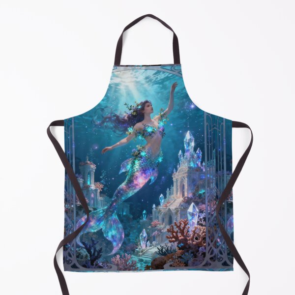 Item preview, Crystal Mermaid Art Noveau Fantasy designed and sold by FloatingGardens.