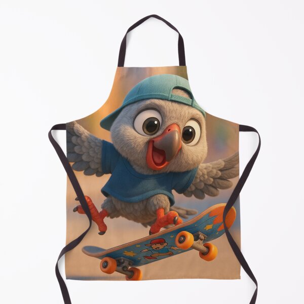 Item preview, Skater African Grey Parrot designed and sold by Sillytoe.