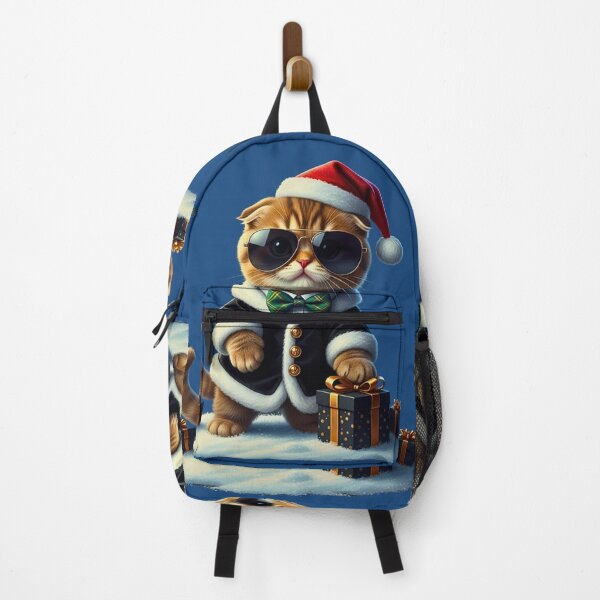 Item preview, Classy Santa Cat with Gifts | Cool Christmas Cat in Suit and Sunglasses | Festive Gentlemen Kitty designed and sold by E-SarnEdge.
