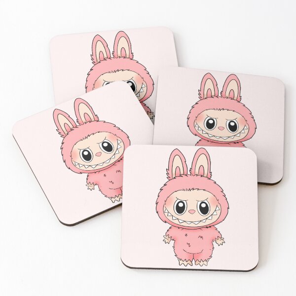 Item preview, Labubu monster rose pink designed and sold by RavenAMarie .