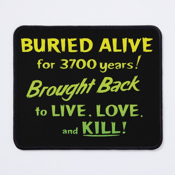Item preview, "Buried Alive" Horror Movie Trailer Card designed and sold by ThrillRags!.