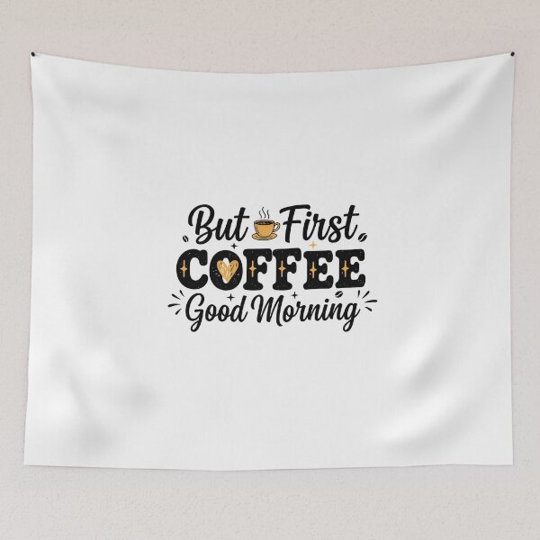 Item preview, But First Coffee Good Morning designed and sold by Hoffman-Design.
