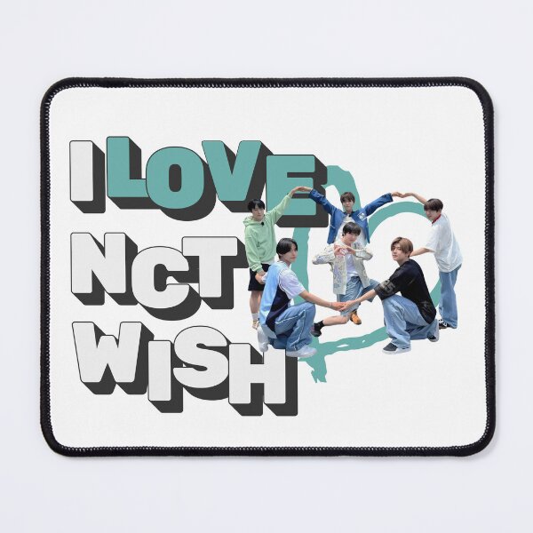Item preview, I LOVE NCT WISH | Kpop Design designed and sold by Merch & Mood Lab.