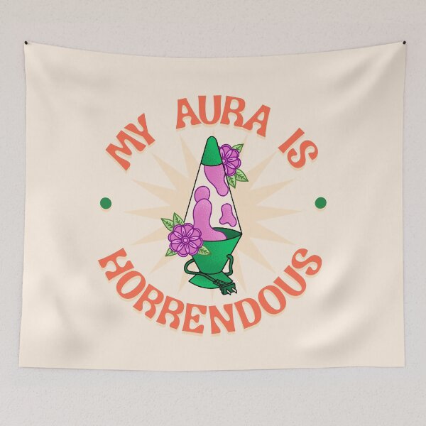 Item preview, My Aura Is Horrendous - Funny Lava Lamp Flash Art designed and sold by Picket Club.
