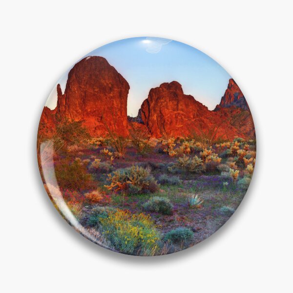 Item preview, Desert Bloom at Sunset designed and sold by Skyline-Art-Inc.