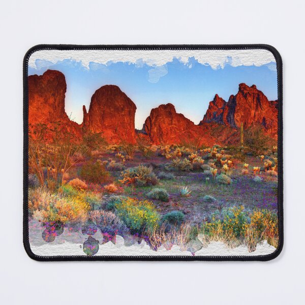 Item preview, Desert Bloom at Sunset designed and sold by Skyline-Art-Inc.