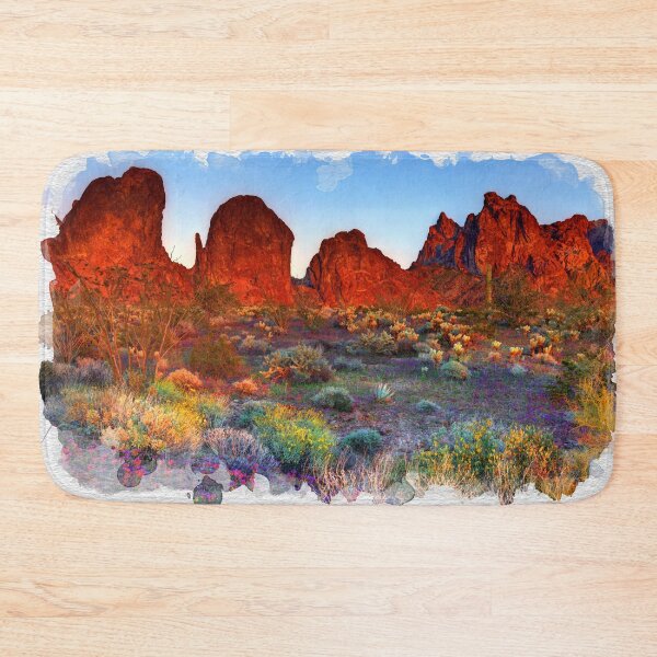 Item preview, Desert Bloom at Sunset designed and sold by Skyline-Art-Inc.